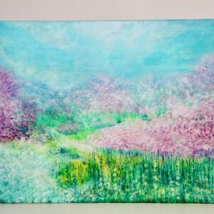 Leinwand "Blütenmeer - Wie auf Wolken schweben"