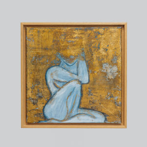 Leinwand "Körperpoesie No. 1 - Goldene Selbstbegegnung"