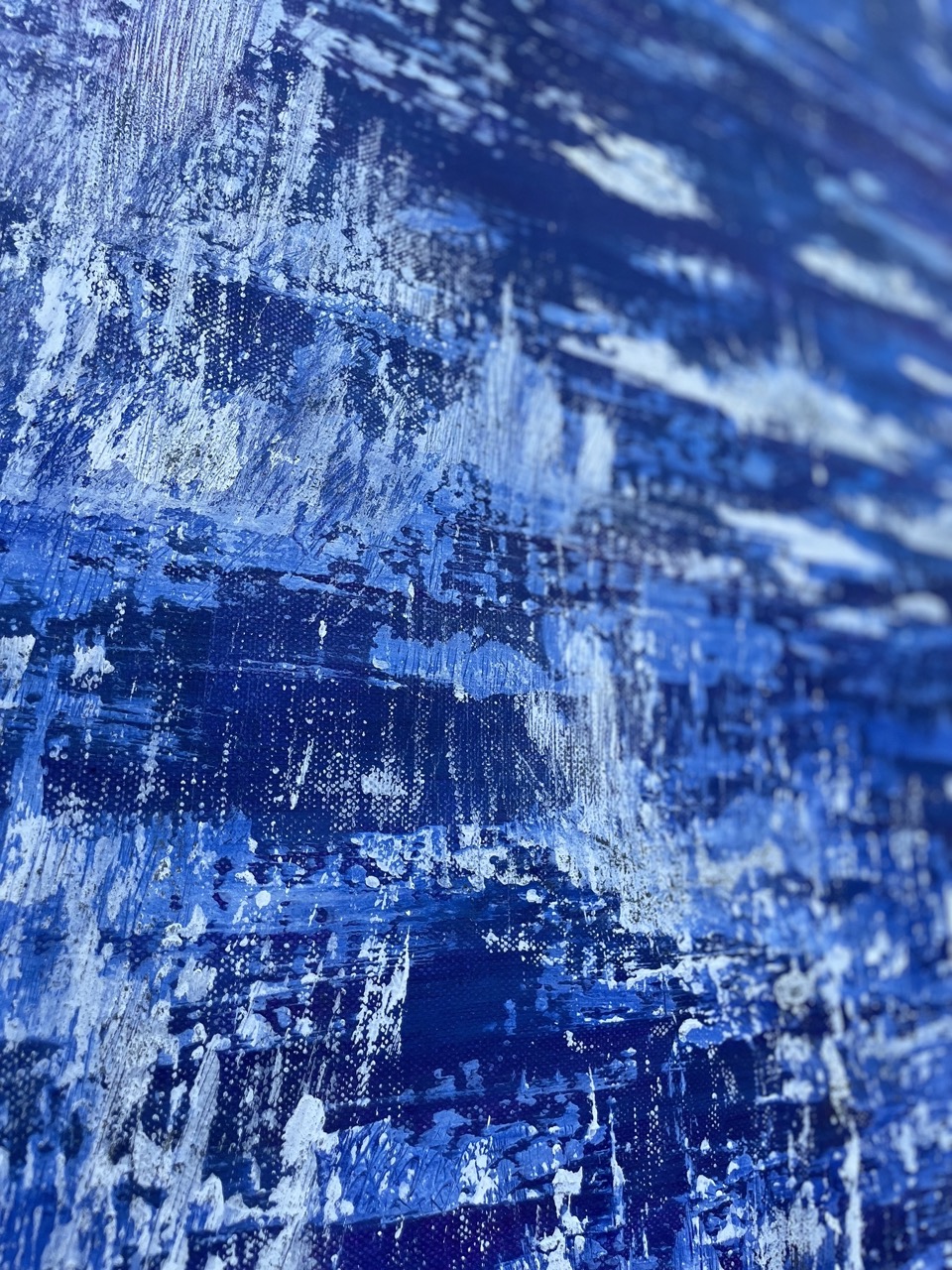 Leinwand "Sturm in Kobalt" – Bild 2